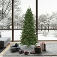 thumbnail image 5 of Vickerman 7.5' Camdon Fir Slim Artificial Christmas Tree, Multi-colored Dura-lit LED Lights, 5 of 5