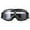 Clear Black skin, variant on Retro Motorcycle Glasses Men's Moto Racing Motocross Windproof Retro Goggles Clear Black skin
