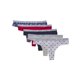 thumbnail image 1 of Tanga para ropa interior Tommy Hilfiger, banda clásica de algodón con el logotipo, 1 of 4