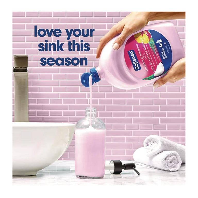 Liquid Hand Soap Refills, Coconut and Hibiscus, 50 oz Bottle
