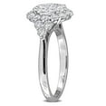 thumbnail image 5 of Created Forever Women's 2 1/4ct TW Lab Grown Diamond Sterling Silver Halo Engagement Ring, 5 of 10