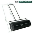 thumbnail image 4 of Zimtown 36in Garden Roller Lawn Steel Water Filled Push for Garden, Yard Black, 4 of 7