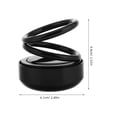 thumbnail image 2 of HONMEET Solar Rotating Car Air Freshener Rotating Car Aromatherapy Ornament Black 1Pack, 2 of 8