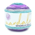 thumbnail image 2 of (2 pack) Lion Brand Yarn Mandala Sparkle Aquila Light Acrylic Self-Striping Multi-color Yarn, 2 of 8