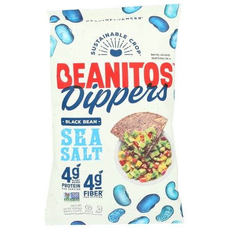 Beanitos Black Bean Chips - Sea Salt , 10 Oz