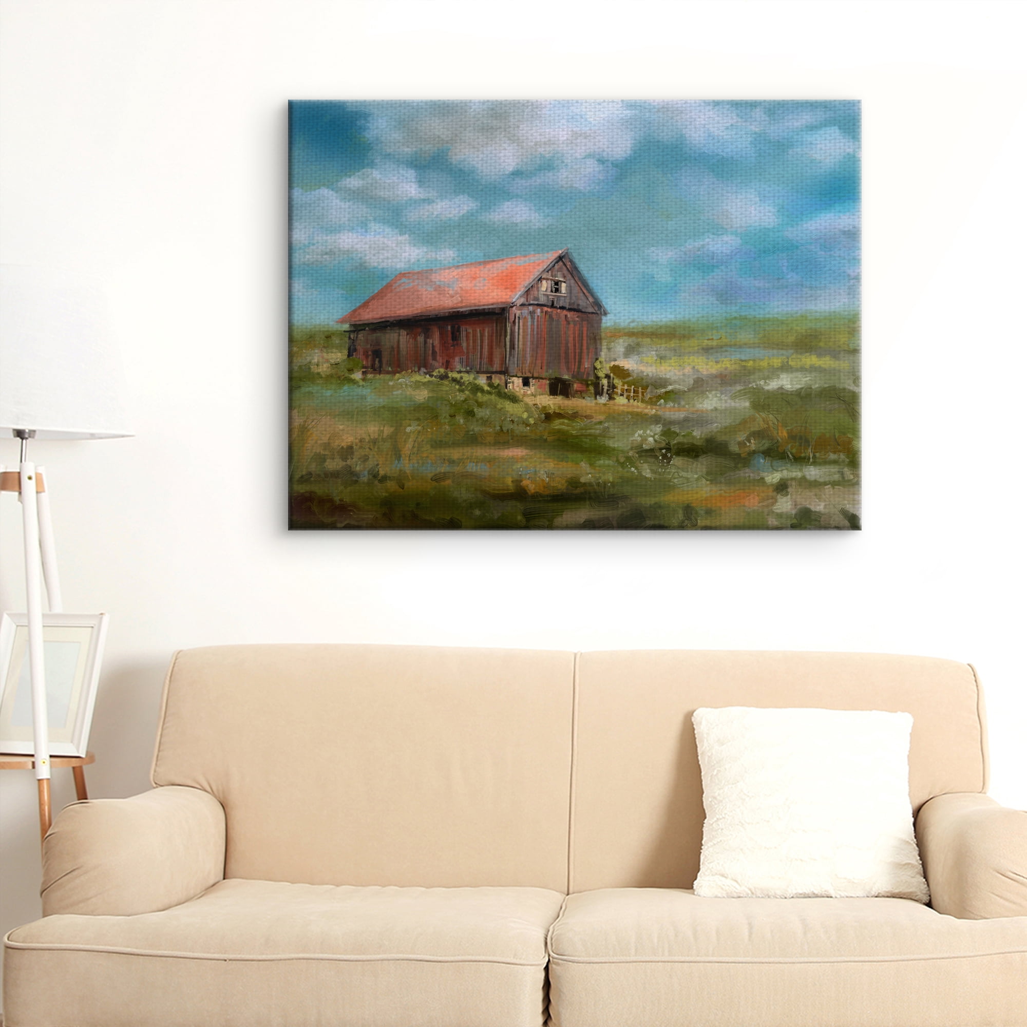 Fine Art Canvas Off the Grid Farmhouse by Studio Arts Canvas Art Print