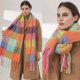 thumbnail image 4 of Nueva bufanda gruesa y cálida de lujo para invierno, chal y chales de cachemira para mujer, pañuelo de pashmina, bufanda larga para mujer, bufanda con teselas 2022, 4 of 5