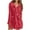 Red, variant on Women Fuzzy Robe Short Bathrobe Belted Soft Fall Winter Spa Fleece Plush Lapel Neck Kimono Bath Robe with Pockets (XL, White)