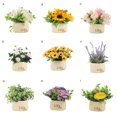 thumbnail image 2 of CSChome Simulation Bonsai Rustic Sunflower Bonsai: Realistic Non Withered Table Decoration, 2 of 7