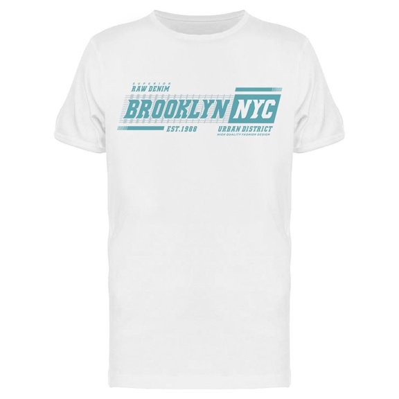 Raw Denim Brooklyn Nyc Tee Men's -Image by Shutterstock