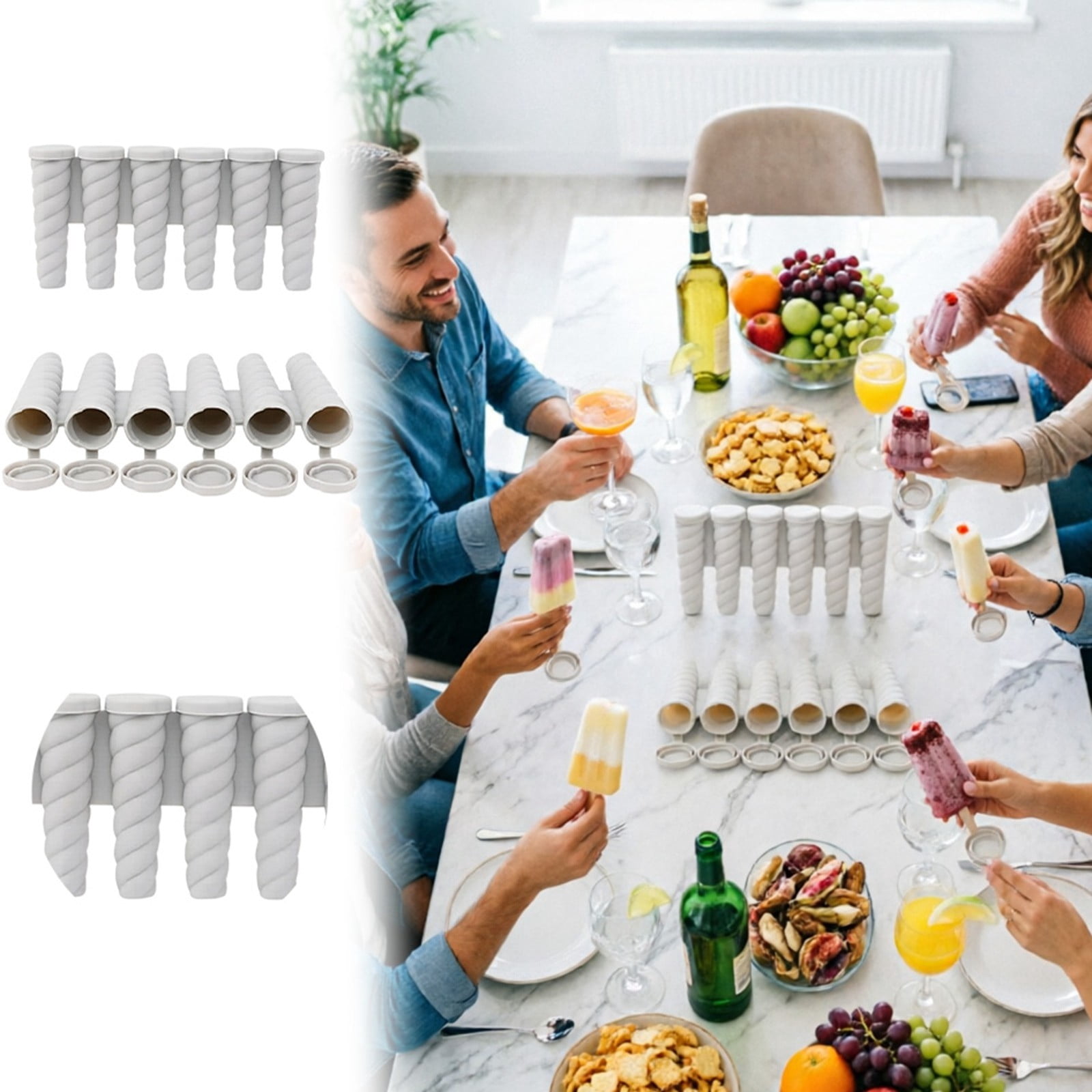 Food Grade Silicone Reusable Easy Release Maker For Kids And Family Use