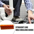 thumbnail image 2 of Sylvtty Pipe Drilling Guide 3D Printed PLA Portable 90 Degree Drill Guide Lightweight Tool Pocket Size Precision Hole Drilling Tool, 2 of 7
