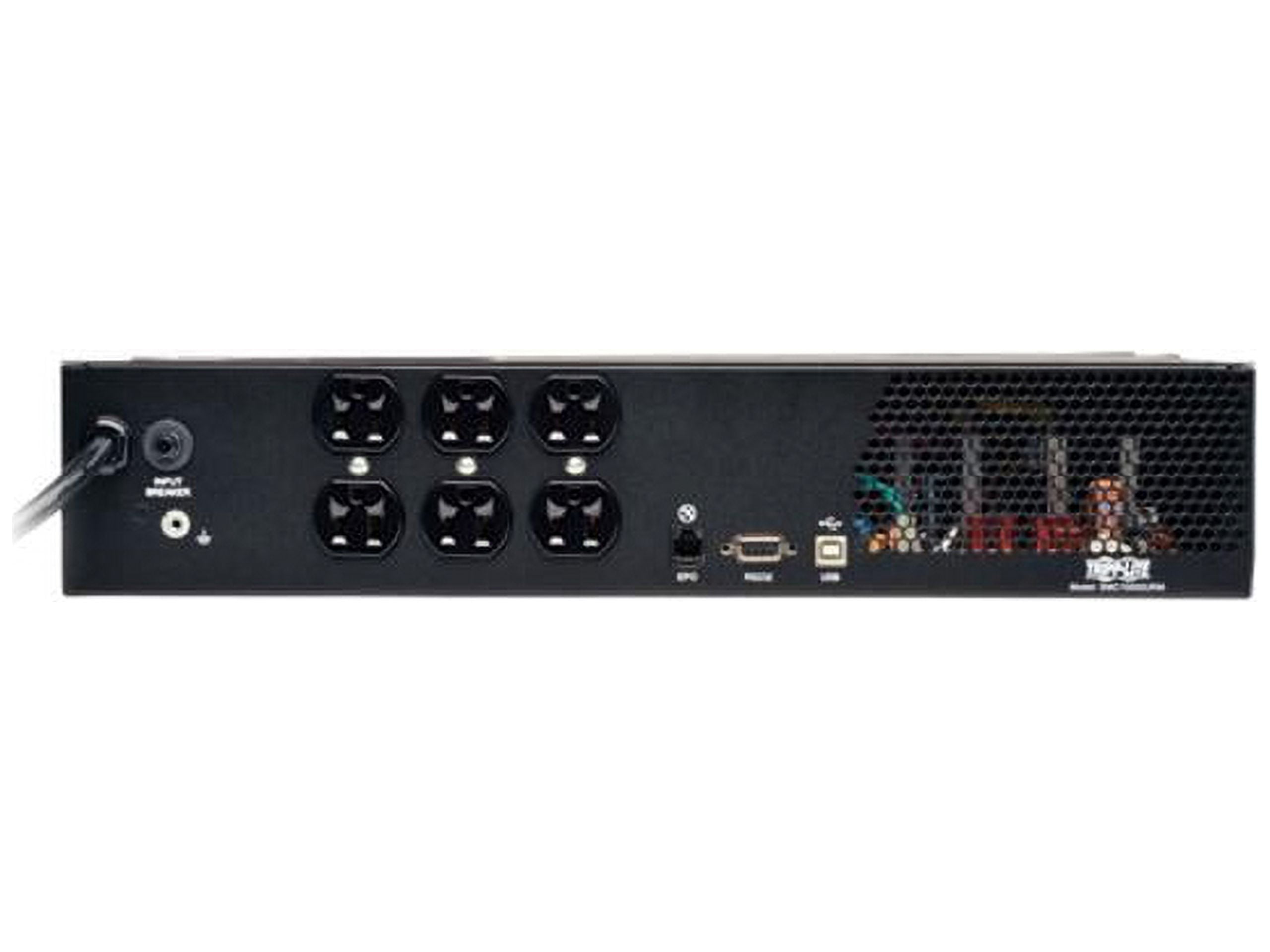 Tripp Lite SMC10002URM UPS System Series SmartPro 120V 1kVA 700W Line-Interactive Sine Wave UPS, 2U Rack/Tower, LCD, USB, DB9, 6 Outlets