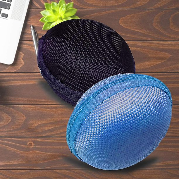 Estuche para auriculares Estuche para mini auriculares Estuche protector rígido Eva Bolsa de almacenamiento portátil de viaje para auriculares Auriculares y mini artículos (neg