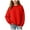 Red, variant on Xyant Sweatshirts for Teen Girls Oversized Casual Long Sleeve Crewneck Pullover Cute Drop Shoulder Shirts Tops (Light Pink,7-8 Years)