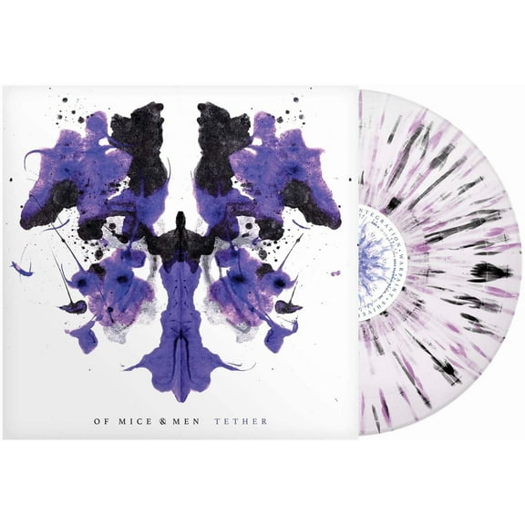 Of Mice & Men - Tether - White Purple Black Splatter - Music & Performance - Vinyl