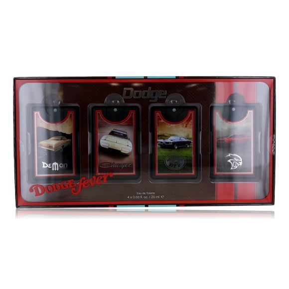 Set de perfume Dodge Fever de Dodge para hombre, 4 x 20 ml EDT