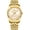Gold, variant on Classic Golden Stainless Steel Male Female Crystals Quartz Wrist Watches for Man Woman Gold