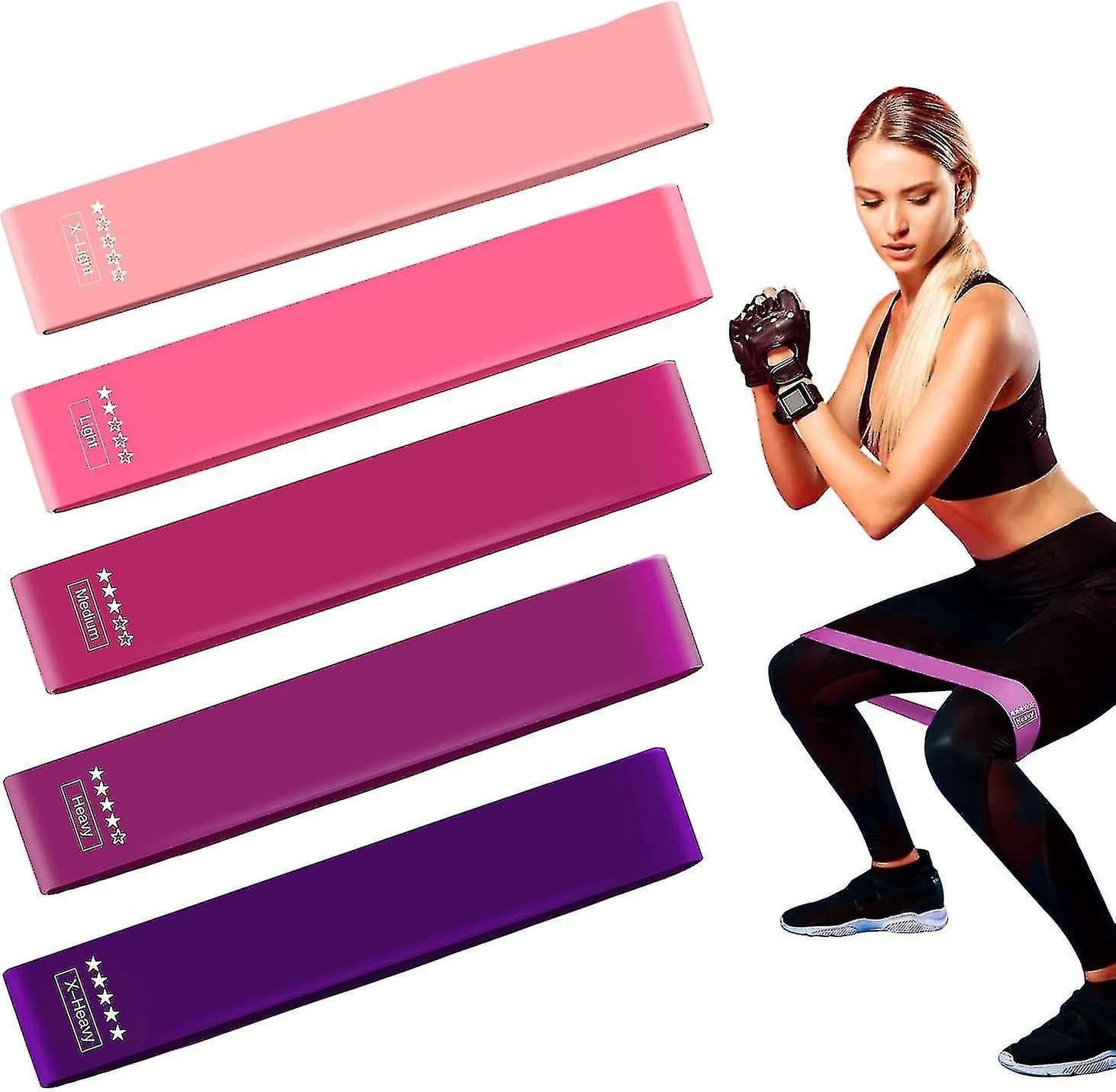 Bandas Entrenamiento Full Cuerpo Modelo 101010 Bandas De Resistencia Gorilla Sports - Para Fitness, Yoga, Pilates - Resistencia 14.5-30.1 Kg - Hechas De Latex Bandas Resistencia Elásticas