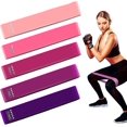 thumbnail image 1 of Bandas de fitness Juego de 5 bandas de resistencia para ejercicios Entrenamiento de fuerza con transporte-c, 1 of 5