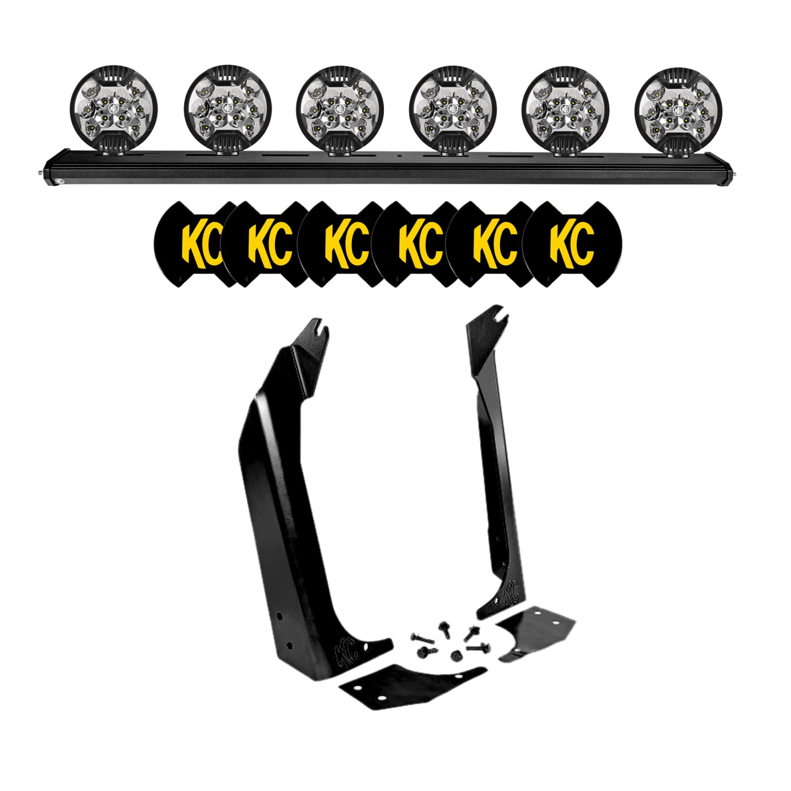 KC Hilites 50 in KC Xross Bar Overhead SlimLite LED 6Light