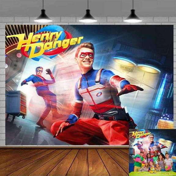henry danger Backdrop Banner Party Supplies Poster Movie Theme Background for Photography Kids Birthday Decorations