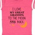 thumbnail image 4 of Inktastic I Love My Great Grandpa to the Moon and Back Boys or Girls Baby Bodysuit, 4 of 5