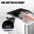 thumbnail image 2 of Countertop Ice Maker Machine 12Kg/24H, Compact Mini Ice Maker With Automatic Cleaning, 9Cube Ice In 68 Minutes For Home, 2 of 3
