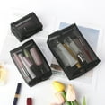 thumbnail image 3 of Mesh Toiletry Bag, Sheer Cosmetic Organizer, Portable Storage Pouch, for Travel and Daily Essentials, Multicolor, 3 of 8