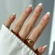 thumbnail image 1 of Set de uñas Glamnetic MadAmn White French Tip 24 de Press On Nails, 1 of 6