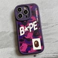 thumbnail image 1 of BAPE Funda Para Teléfono IPhone 14 12 PRO 12 11 13 Max Xs XR 6 7 8 Plus Pochacco Cinnamoroll Suave Piel De Cordero A Prueba De Golpes De Silicona Golpescovre, 1 of 3