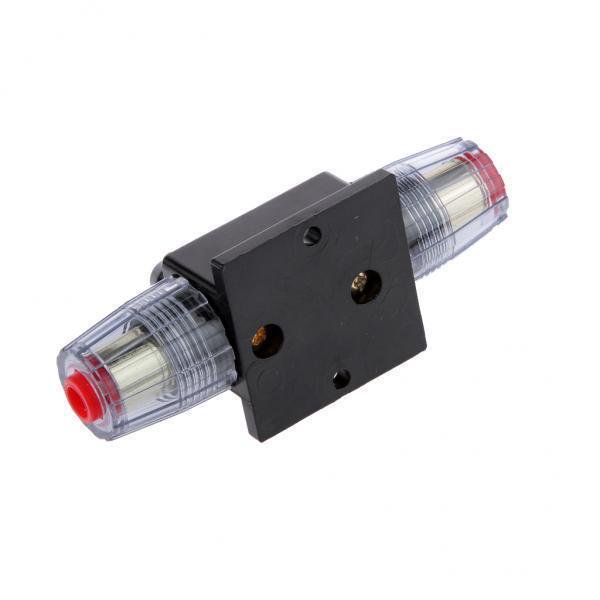 10x Disyuntor en línea de audio para automóvil con botón de manual Portafusibles Interruptor impermeable Montaje empotrado Alto amperaje para Sunnimix Restablecimiento del disyuntor