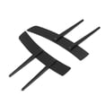 thumbnail image 4 of Difusor de parachoques delantero, 2 piezas, aletas divisoras de parachoques delantero de color negro brillante, parachoques delantero lateral, rendimiento potente, 4 of 9
