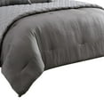 thumbnail image 2 of 10 Piece King Polyester Comforter Set with Geometric Print, Gray, 2 of 5