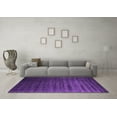 thumbnail image 3 of Ahgly Company Indoor Rectangle Abstract Purple Contemporary Area Rugs, 8' x 10', 3 of 4