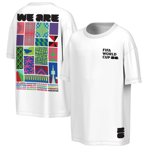Men's Outerstuff White FIFA World Cup 2026 All City Spectacle T-Shirt