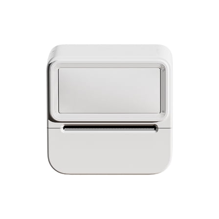 Inkless Thermal Label Printer Portable Bluetooth Pocket Label Maker Home Study with 1roll Stickable