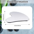 thumbnail image 2 of Stainless Steel Gua Sha Facial Tools Guasha for Face Metal Gua Sha Tighten Skin Massage Guasha Beauty Tool for Body Eyes Neck Massager with Travel Pouch Skin Care Gifts (Silver), 2 of 13