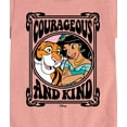 thumbnail image 3 of Disney Princess - Jasmine Rajah Courageous and Kind - Girls Fitted Short Sleeve T-Shirt, 3 of 5
