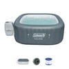 Coleman SaluSpa AirJet Inflatable Hot Tub with 114 Soothing Jets, Gray