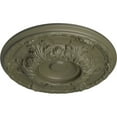 thumbnail image 3 of Ekena Millwork 19"OD x 1 1/2"P Granada Ceiling Medallion (Fits Canopies up to 7 1/8"), Hand-Painted Spartan Stone, 3 of 7