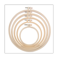 thumbnail image 1 of 5 Pcs 3 Inch to 8 Inch Embroidery Hoops Set Plastic Round Hoops for Embroidery Craft Sewing and Ornaments Sewing, 1 of 6