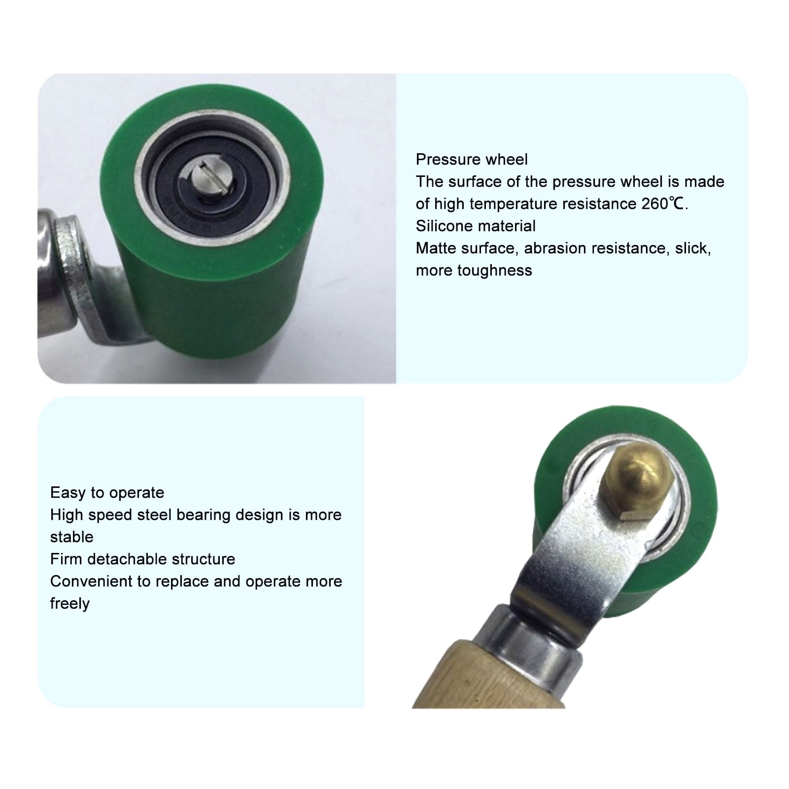 Rouleau Portatif De Soudage En Laiton Avec Poignée En Bois Pour Le