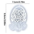 thumbnail image 4 of TERGAYEE Easter Eggs Molds,Easter Egg Epoxy Resin Molds for DIY Keychain Easter Holiday Spring Party Pendants Ornaments Decoration Gift, 4 of 8