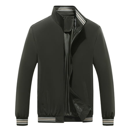 PuLe Jackets for Men Men s Solid Color Lapel Thin Casual Large Size Jacket Long Sleeve Coat