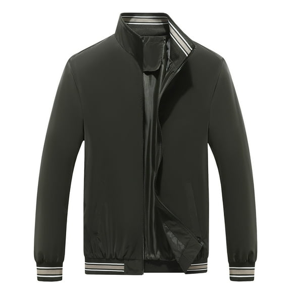 Dovford 2024 Clearance Sales, Jacket Men, Men's Autumn Winter Military Clothing Zipper Pocket Loose Breathable Coat Jackets for Men