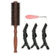 thumbnail image 1 of Juego de cepillos de pelo redondos de cerdas, cepillo redondo de madera, cepillo de cerdas de secado por soplado, juegos de cepillos redondos, solución innovadora, 1 of 8