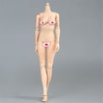 thumbnail image 3 of Figura de acción, cuerpo femenino a escala 1/6, piel pálida con busto grande, 3 of 9