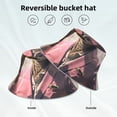 thumbnail image 2 of Salouo Stylish Kangaroo In Suit Print Unisex Bucket Hat, Outdoor Summer Beach Fishing Sun Hat Fun Outdoor Vacation Hat for Men Women Teens,Reversible Double-Side-Wear, 2 of 6