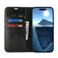 thumbnail image 3 of Case for Nokia 3.2 Genuine Leather Wallet Case with Card Cash Holder Magnetic Cover Camera Protection Book Style Flip Case TPU Shell, 3 of 6
